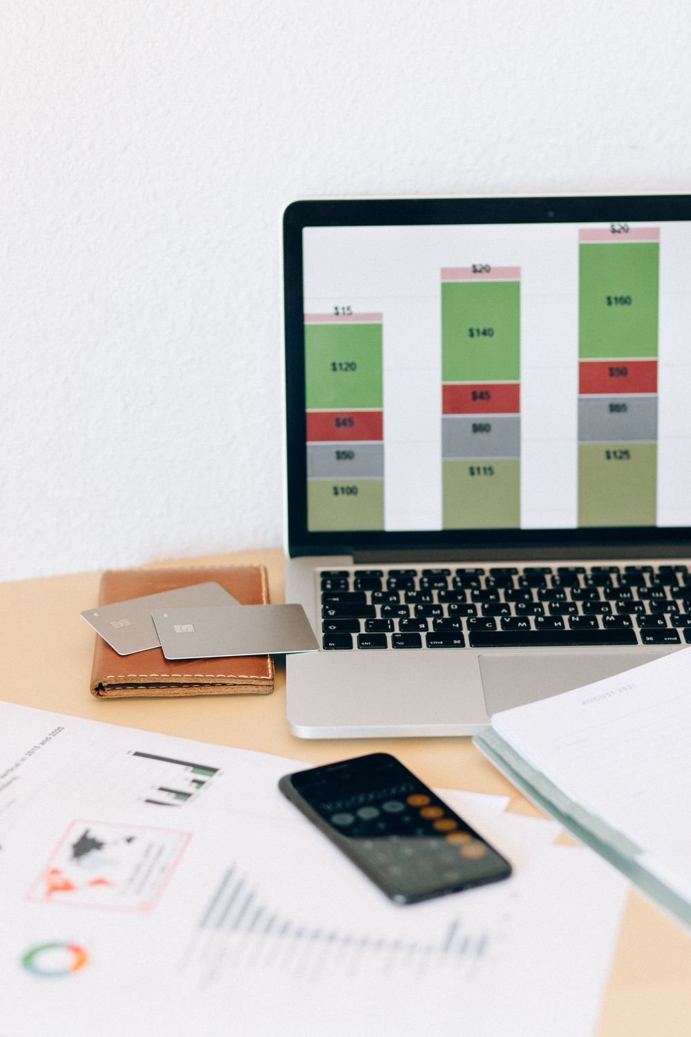 Documents et calculatrice pour illustrer une simulation de financement